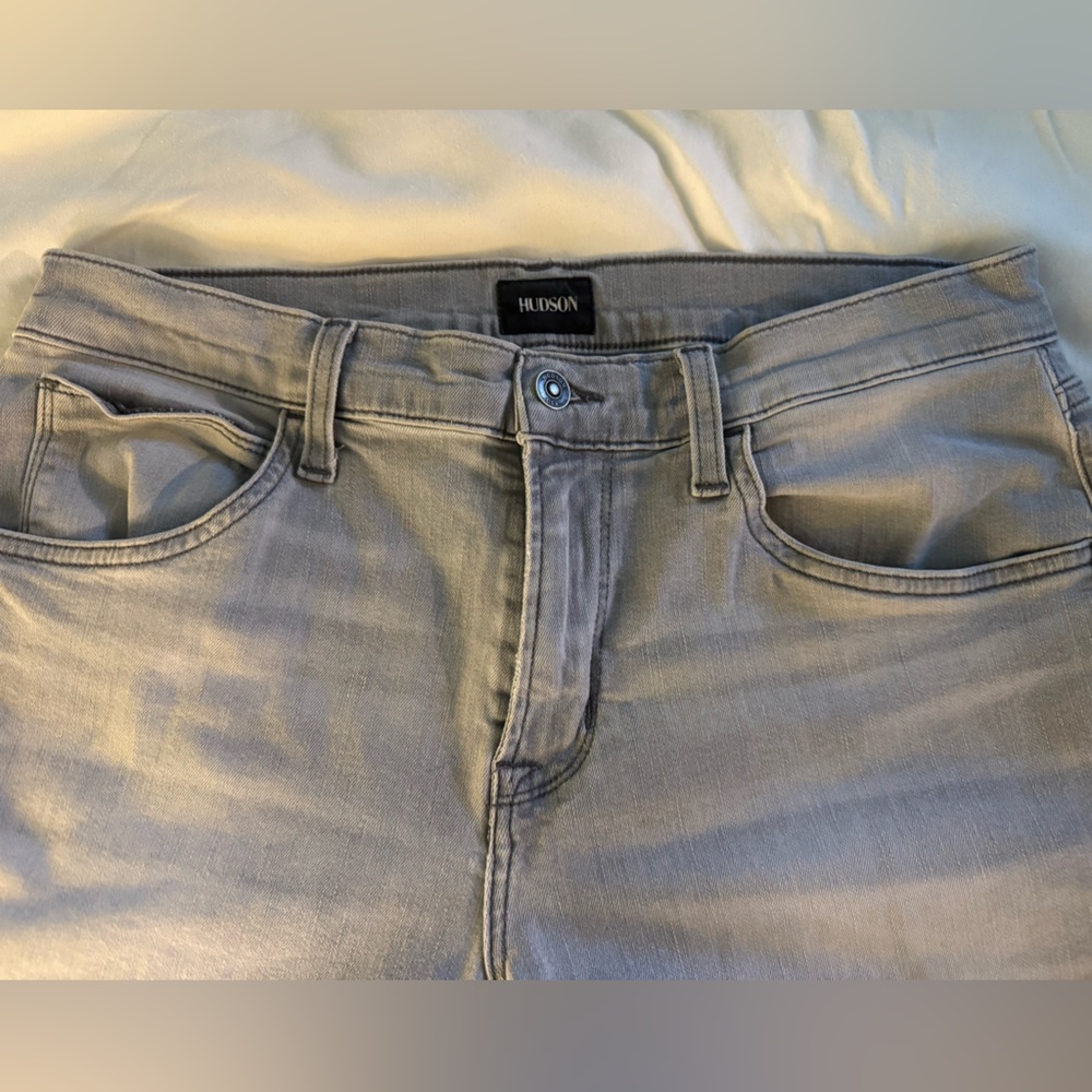 Hudson Jeans Men's Light Gray Denim
